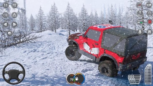 重型建筑卡车雪地模拟游戏