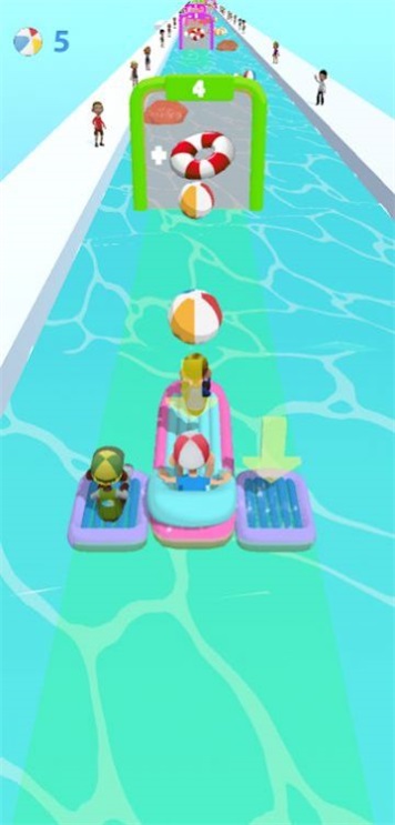 水上滑梯竞赛游戏